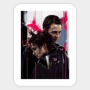 Jack and Marla Sticker